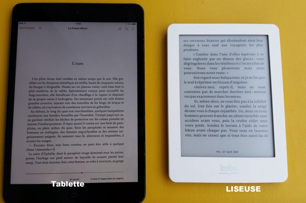 Liseuse ou tablette ? Bien choisir pour lire ses ebooks !